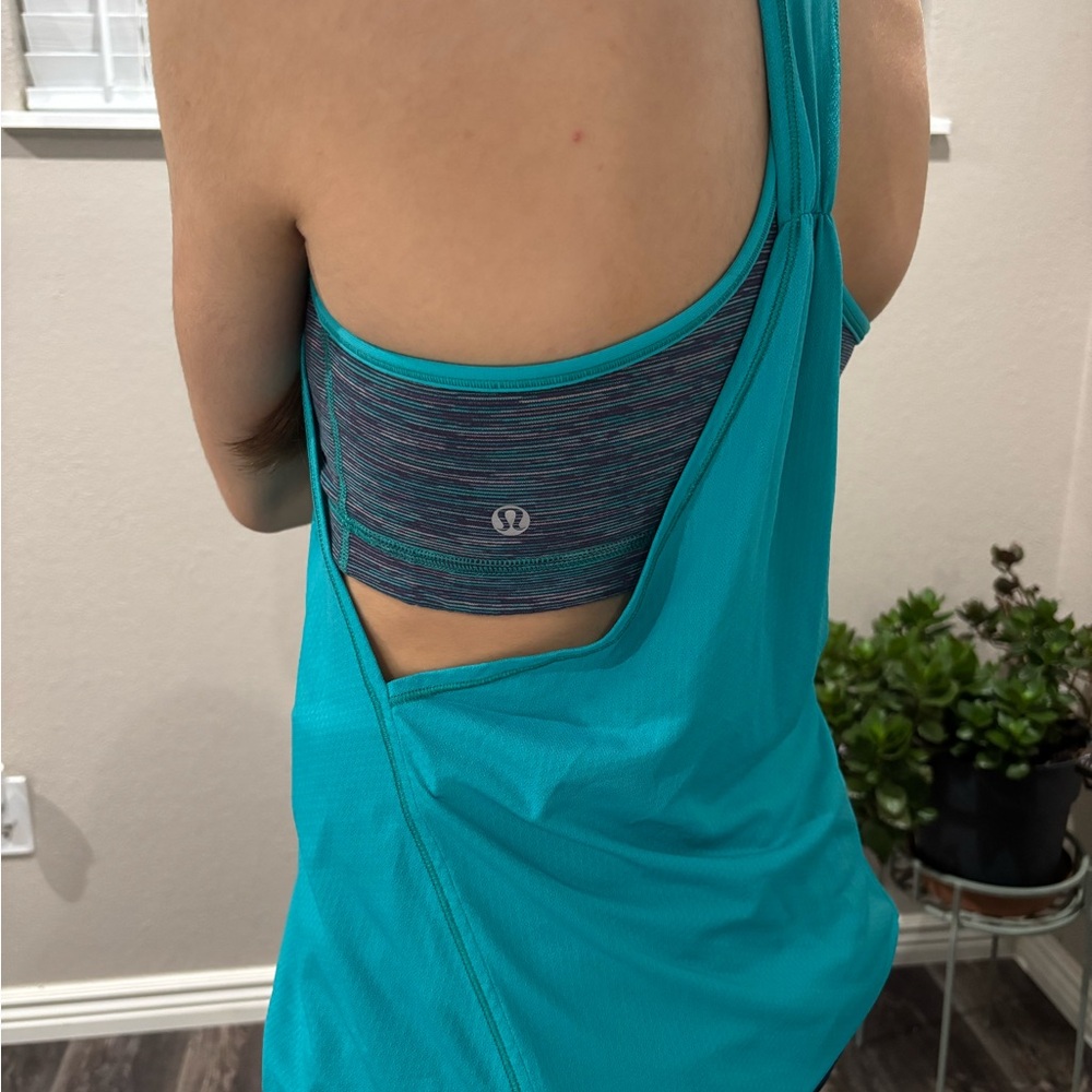 lululemon athletica Teal Muscle Tee - Picture 2 of 12